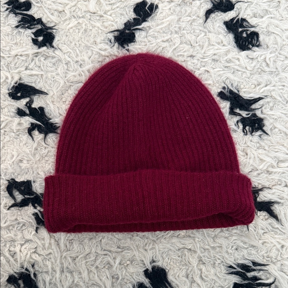 White & Warren Cashmere Plush Rib Beanie - Picture 2 of 5